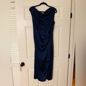 Abercrombie & Fitch Midnight Blue Midi Dress
